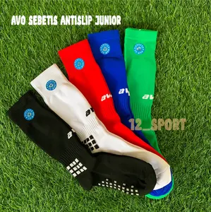 Kaos Kaki Junior/Anak Antislip Sebetis Avo R9 - Warna Hitam,putih,merah,biru,hijau Sepakbola / Futsal