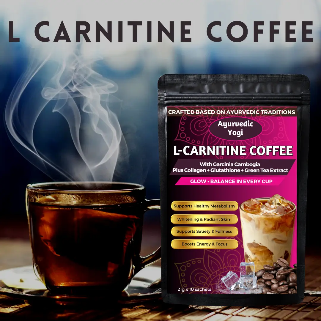 l carnitine coffee near me L-Carnitine Coffee by Ayurvedic Yogi – Energy Support Coffee for Active Lifestyle