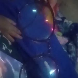 Kacamata photochromic anti radiasia bingkai bulat gaya fashion computer glasses Wanita Pria