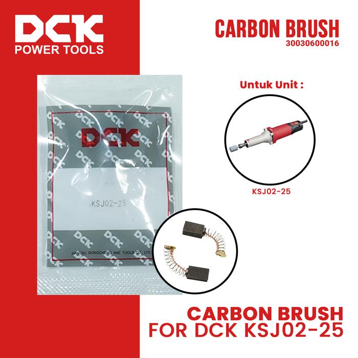 Gambar Carbon Brush/Arang untuk Die Grinder KSJ/DSJ/ASJ02-25 dari DCK Power Tools Indonesia Kota Administrasi Jakarta Barat Tokopedia