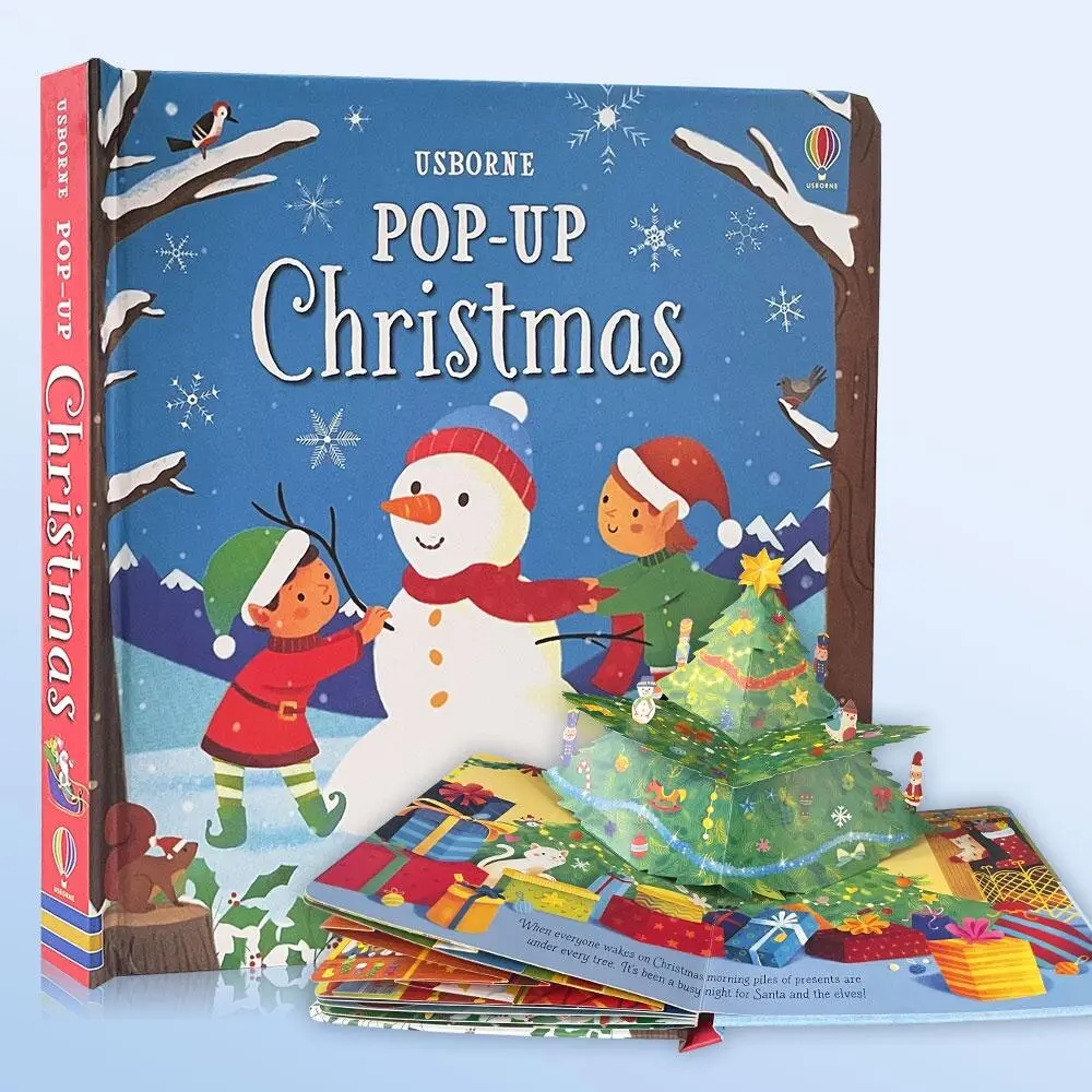 Pop up Usborne English 3D Flap Picture Book Kids Reading Baby Story Learning Books for Children Christmas Gift