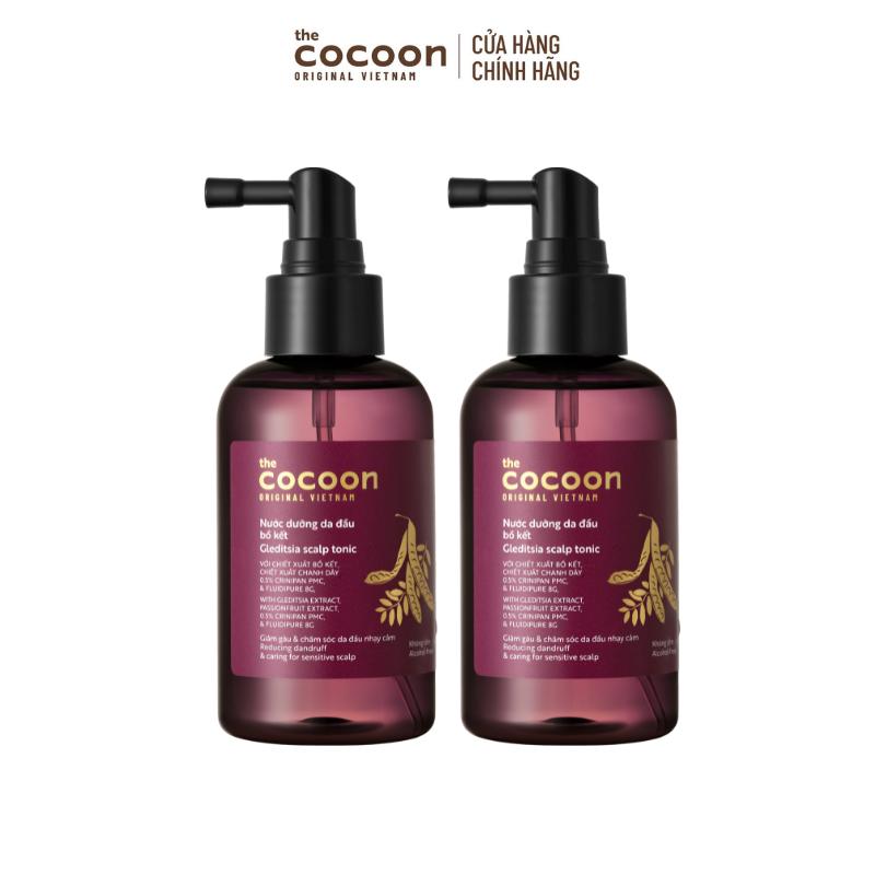 COMBO 2 Nước dưỡng da đầu bồ kết Cocoon giảm gàu và chăm sóc da đầu nhạy cảm 140ml
