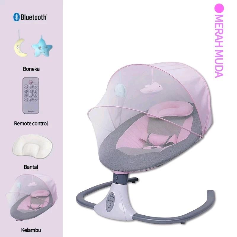 Ayunan Bayi Bouncer Elektrik Baby Seing Otomatis 4