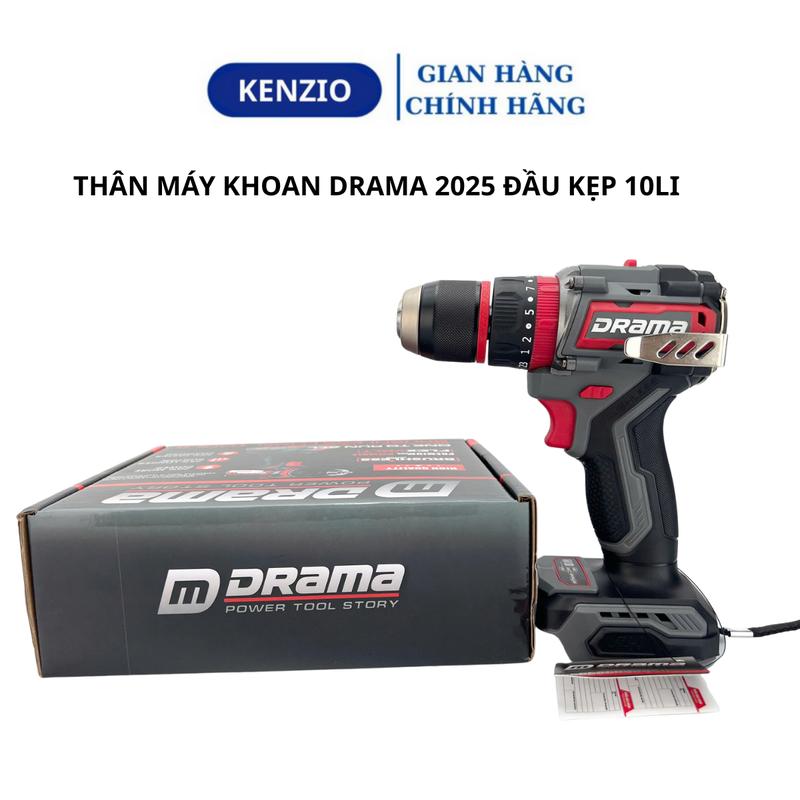  Thân Máy khoan pin DRAMA D-21A 3 Chức Năng Không Chổi Than 65Nm Đầu Kẹp 10li Autolock Có Khóa Trục 