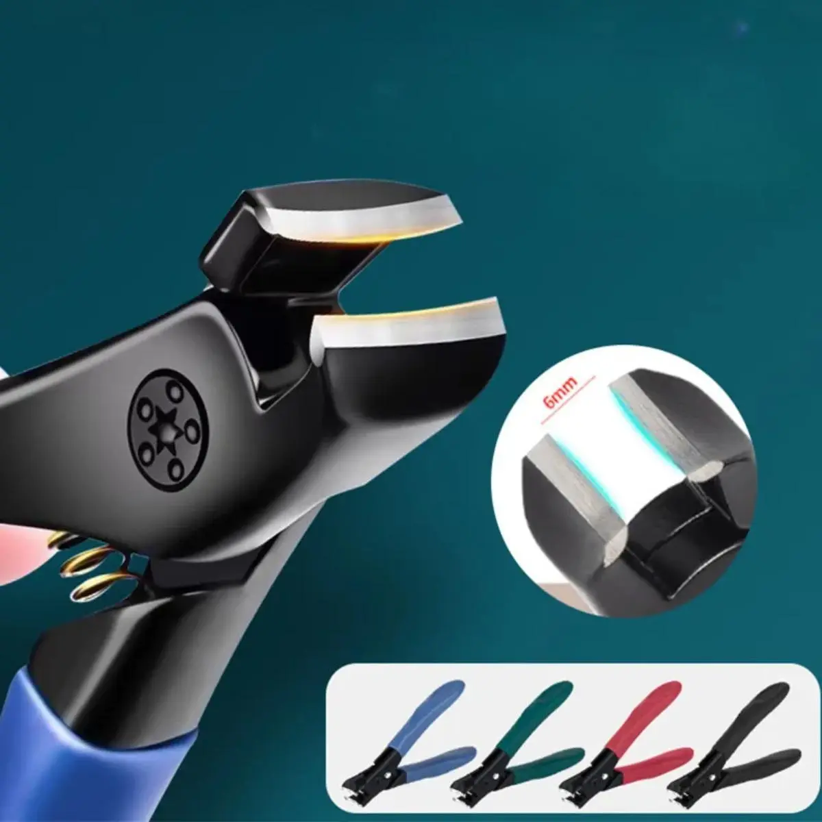 2023 Newest Anti-Splash Nail Clippers Thick Hard Special Nail Clippers Single Nail Clipper Large Size Household Nail Clippers