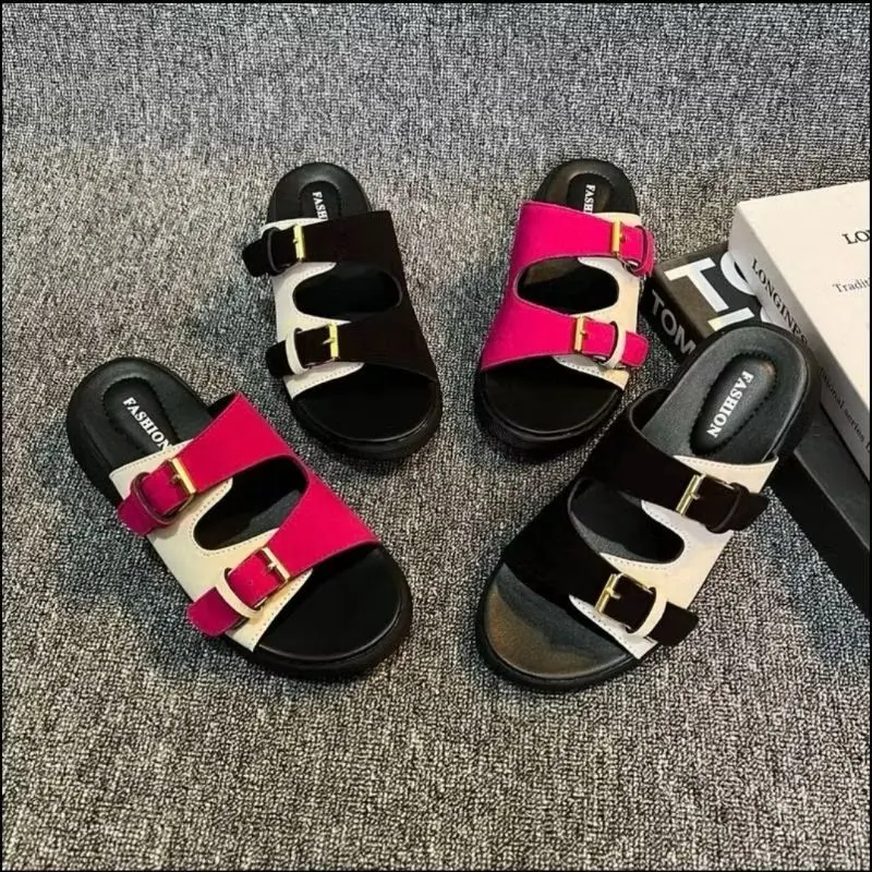 Sendal Selop Kokop Ban 2 Wedges Terlaris