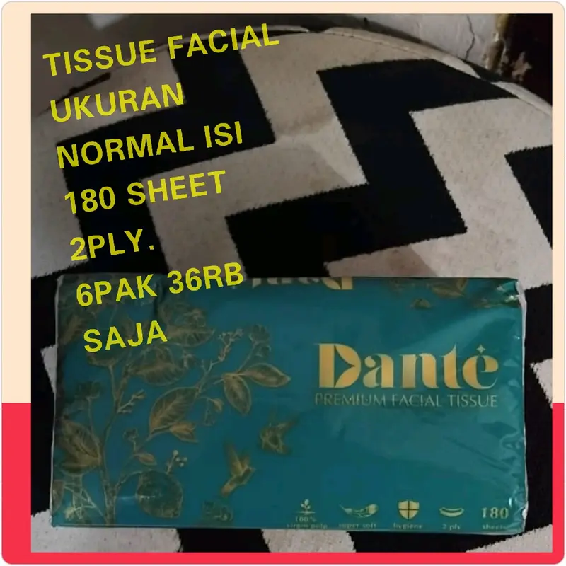 TISSUE DANTE TERRRMURRAAHHH berkualitas tinggi dan halus serta kuat 3