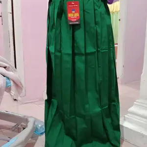 Rok Panjang SD MI Anak Perempuan Rok Rempel Warna Coklat Putih Hitam Ijo dan Merah