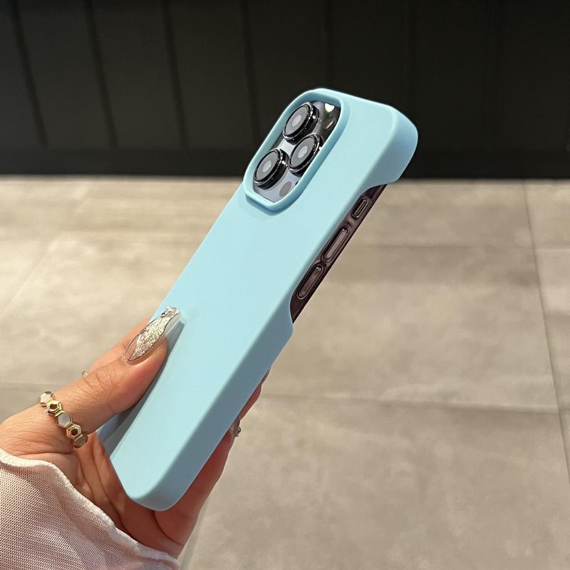 Product Introduction of New Style Half Pack Anti Fingerprint Solid Color TPU Phone Case For iPhone 16 Pro Max 15 14 13 12 11 Shockproof Soft Shell Cover 5