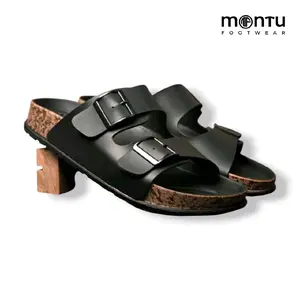 Montu Footwear ~ Sandal Puyuh Pria Slop Slide Sendal Pria Casual Selop Shoes