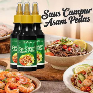 LUGANANA Pearl River Bridge Saus Salad Dingin & Saus Celup Cocok untuk Rumput Laut Mentimun Daging Sapi Dingin Mie Dingin & Mie Soba