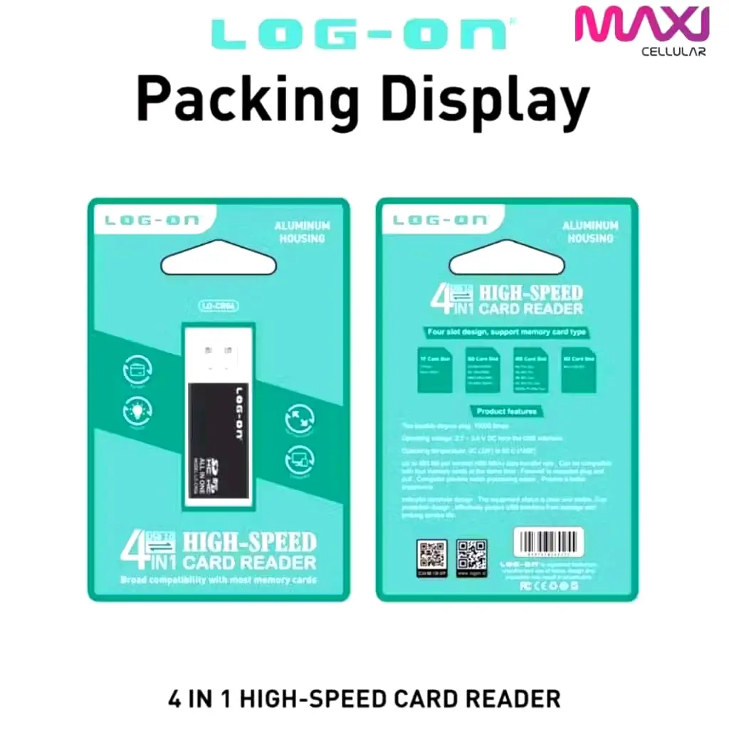 CARD READER LOGON LO-CR06 4in1 HIGH SPEED - CARD READER LOGON