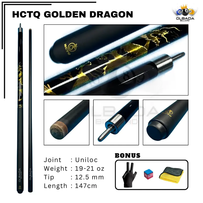 HCTQ Carbon Stik Billiard / Stick Billiard / Ball Sports / Stik Karbon 3