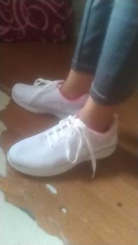 Product Review of PROMO BISA COD - SEPATU JALAN WANITA CEWEK CEWE SNEAKERS KETS KASUAL KEREN KECE TERMURAH Canvas Casual from S**k 0