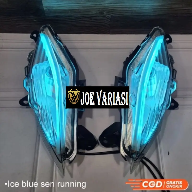 PAKET FULLSET LAMPU ALIS BEAT NEW DELUXE STREET TAHUN 2020 2021 2022 2023 2024 MIKA SMOKE Foto Kabel Motor Reflektor Motorcycle lampu  alis 0