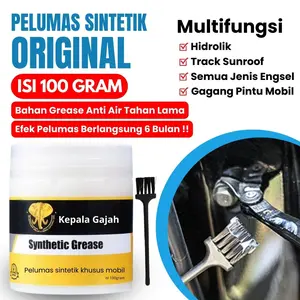 Grease Gemuk Sintetis Warna Putih Untuk Pelumas Engsel Pintu Rel Sunroof Spion Hidrolik Mobil Multifungsi