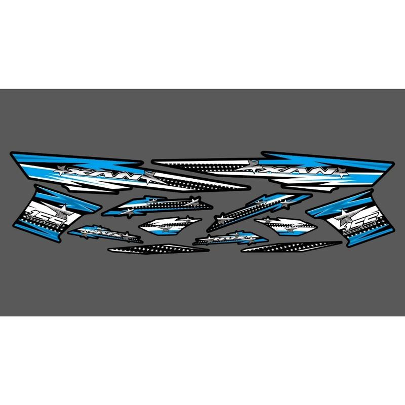 STICKER ALL NEW AEROX CONNECTED NVX 155 HOLOGRAM EDITION DESIGN 2