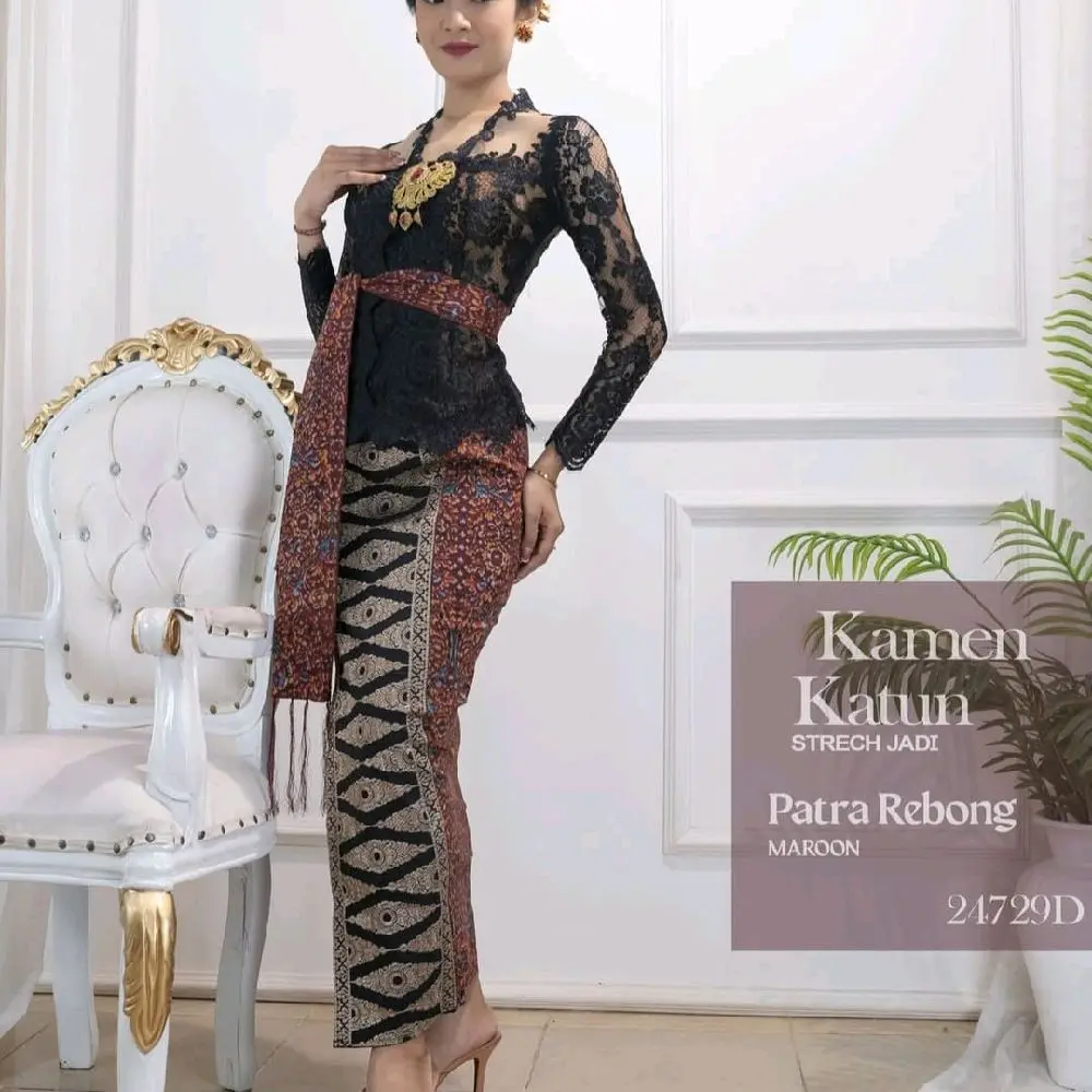 kamen jd setrit patra set slendang tumpal bordir