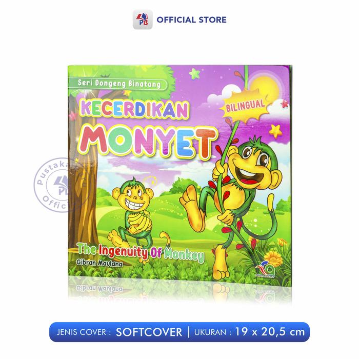 Gambar Buku Cerita Anak Bergambar Seri Dongeng Binatang Bilingual ( Indonesia Inggris ) / Nawasena / Nawasena  Nawasena - CHA - KCRDIKAN MONYET dari Pustaka Baru Press Kab. Bantul 5 Tokopedia