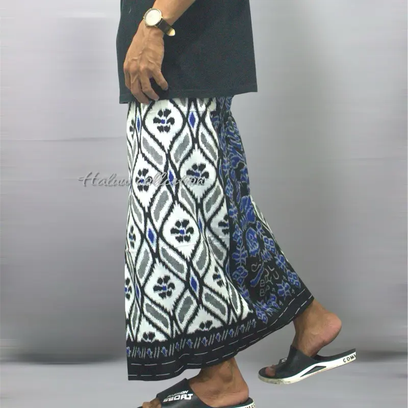 Sarung Goyor Printing Rayon Super Dewasa / Goyor Botol Nyaman Adem  Semua musim printing Sarongs Motif Muslim Bali 1