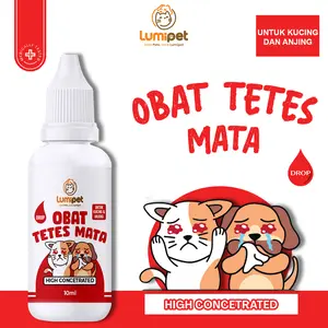 LUMIPET Tetes Mata Kucing dan Anjing Mengatasi Mata Kering, Iritasi Sakit Mata Merah, dan Gatal Anti Radang Infeksi Belekan