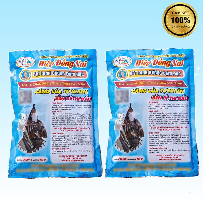  Combo 2 Gói Cám Hạt Dinh Dưỡng Đậm Đặc Hiệp Đồng Nai - Cám chào mào - Căng Lửa Tự Nhiên – Bền Bỉ Thi Đấu gói 200g 
