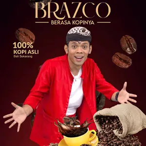 BRAZCO Kopi Gula 1 Renteng 23gr (Spesial Live)