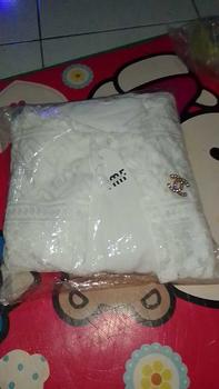 Product Review of Gamis abaya Inara|gamis mix brukat|gamis free bross from p**6 2