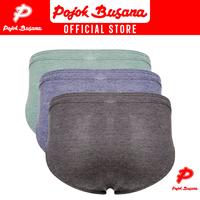 Gambar Pojok Busana GT Man CD List Tengah 3/1 GMZ - Mens Underwear GT man GMZ  - 1 Pack isi 3 Pcs Multicolour - M dari Pojok Busana Store Kota Administrasi Jakarta Utara 5 Tokopedia