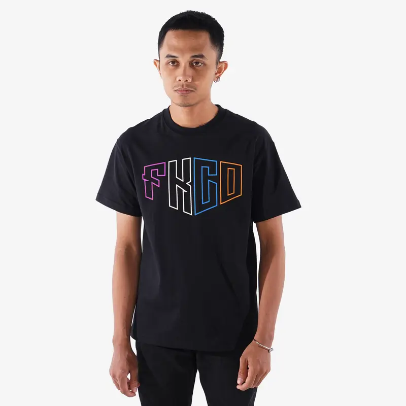 KAOS PRIA KATUN COMBED LENGAN PENDEK SIMPLE HITAM FRIDAY KILLER DELUXE | DX HOLSTY MIX 0