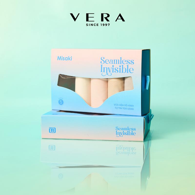 [VERA x KOL] COMBO 5 Quần Lót Nữ Misaki Seamless Lưng Cao Không Viền Ôm Sát Che Khuyết Điểm - M1017 [Giao màu ngẫu ngiên]