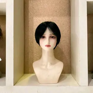 CBB Mens Wig Half Lace Seio Hair Panjang 20 CM Dengan Synthetic Fiber Impor Premium