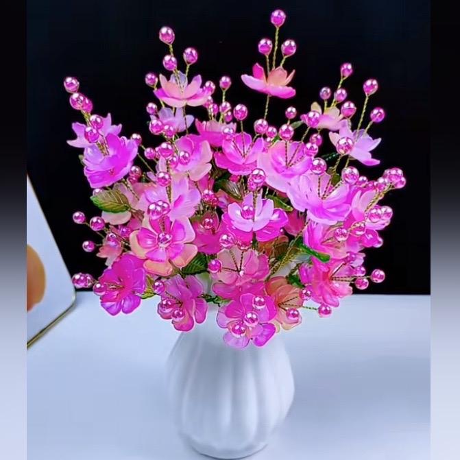  TẶNG đồ Trang Trí - Set vật liệu tự làm bình hoa trang trí đẹp hoa decor diy handmade S0385 Decor Phòng 