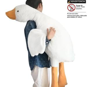 Peluche de Diseño de Ganso Lindo, Animal de Peluche Suave, Juguetes de Peluche para Niños y Adultos, Almohada Encantadora, Pato de Peluche Abrazable, Regalos de Cumpleaños para Niños