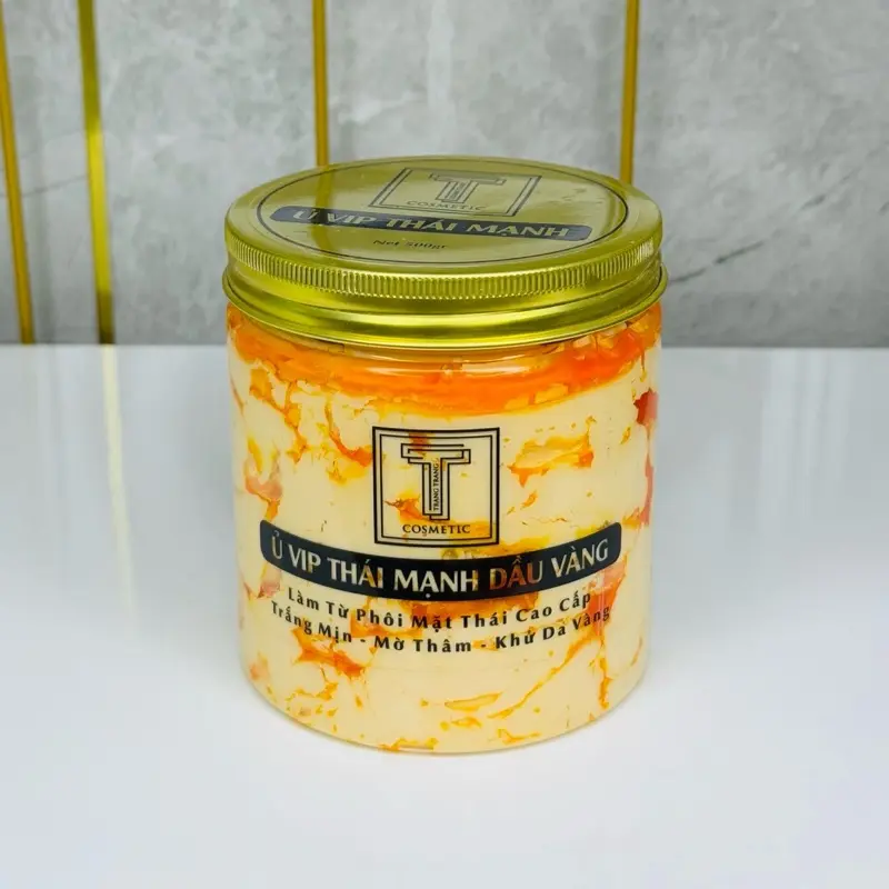 Kem Body Ủ Vip Thái Mạnh Dầu Vàng, Hủ 500gram