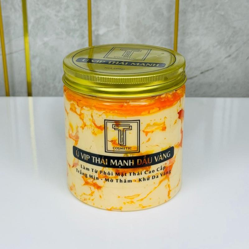 Kem Body Ủ Vip Thái Mạnh Dầu Vàng Hủ 500gram
