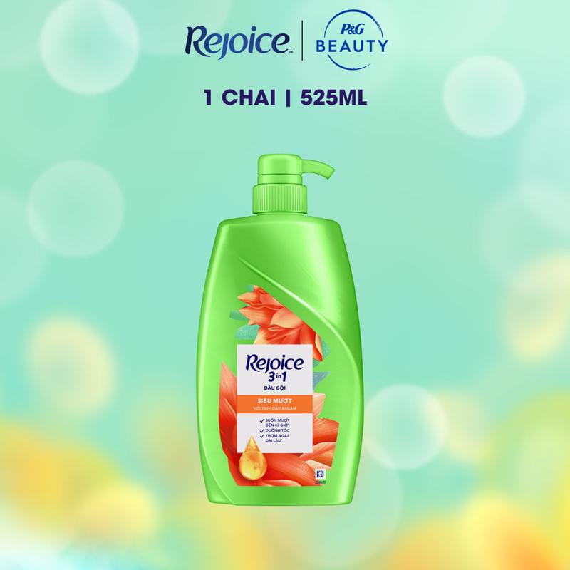 [GMV MAX] Dầu Gội REJOICE Siêu Mềm Mượt Chai 525ml