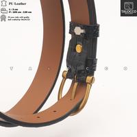 Gambar Ikat Pinggang Wanita Kulit Pu Premium Gesper Cewek Model Tusuk L 3cm - Hitam, 105 cm dari TALOCCO Kota Administrasi Jakarta Pusat 4 Tokopedia