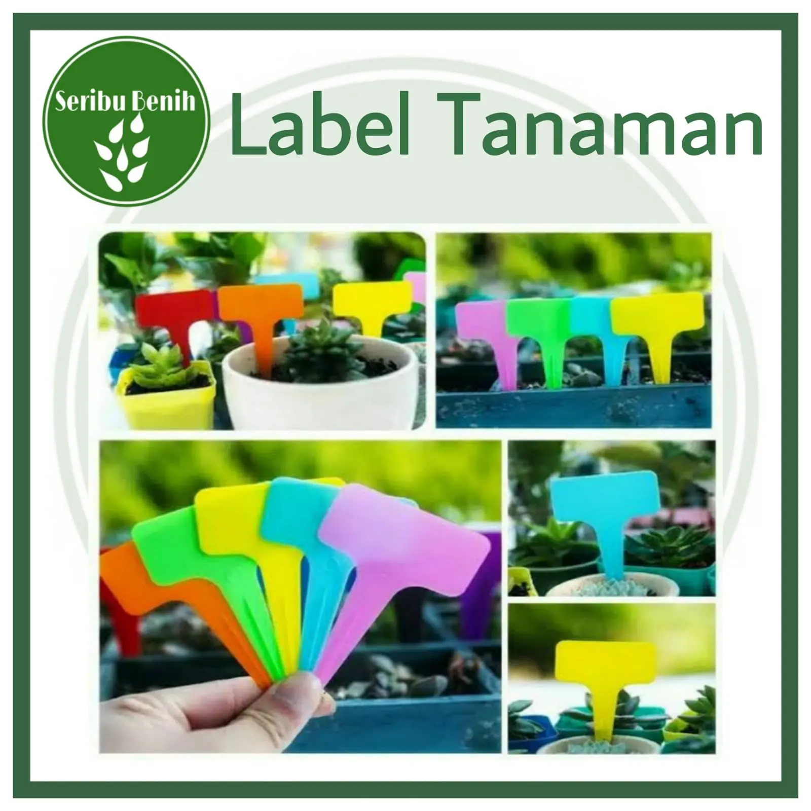1 Buah Label Tanaman Tancap Waterproof - Penanda Tag Tanaman