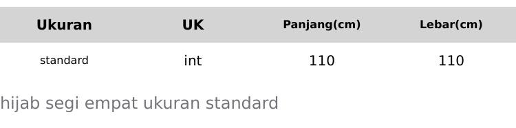 Hampers hijab segiempat buckle motif dan polos senada