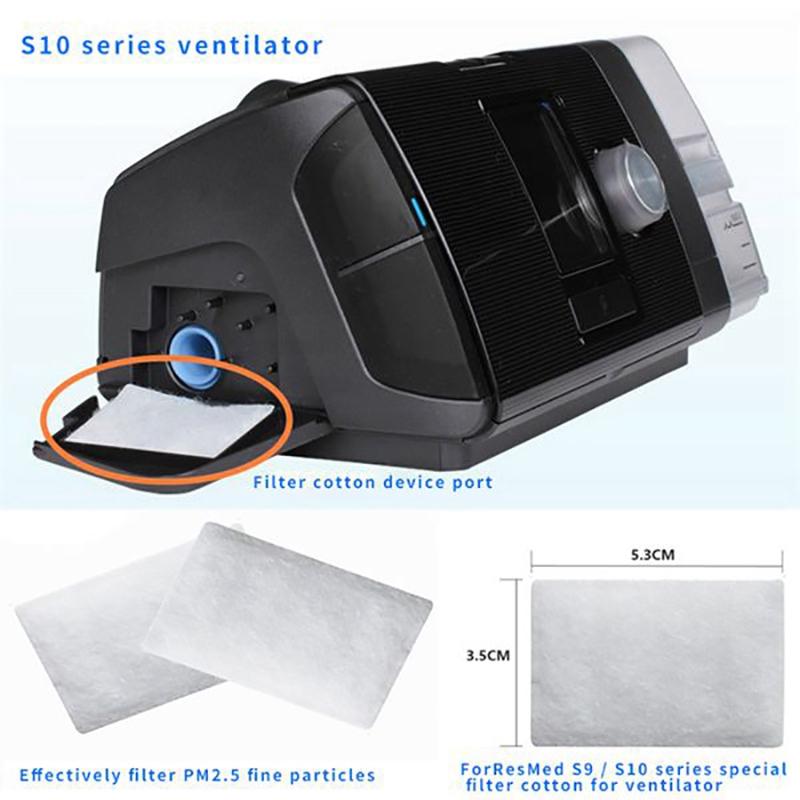 Bộ 30 lõi lọc không khí dùng một lần cao cấp, lõi thay thế phổ dụng cho ResMed AirSense 10, AirCurve10 và S9