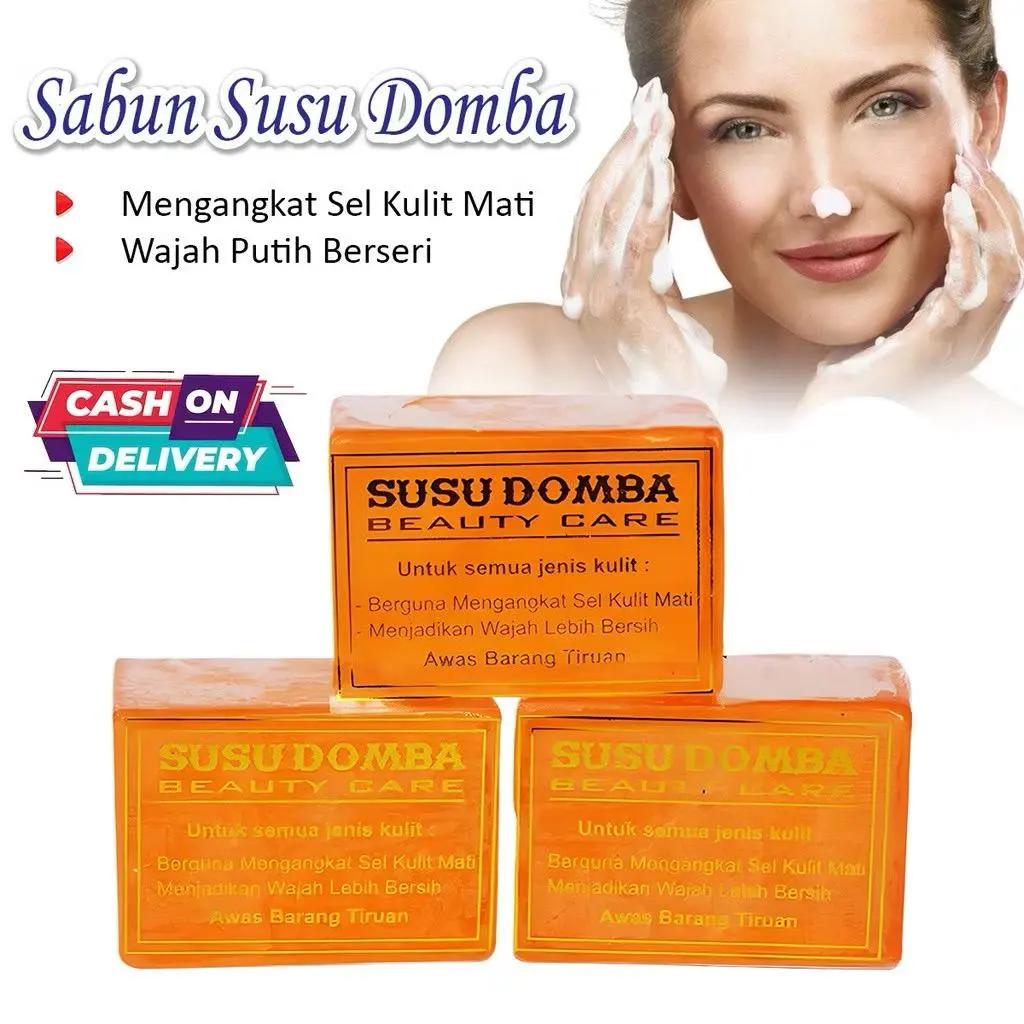 Sabun Susu Domba BPOM Mencerahkan Wajah dan Badan - Sabun Mandi Batang Terlaris - Pencerah, Soap