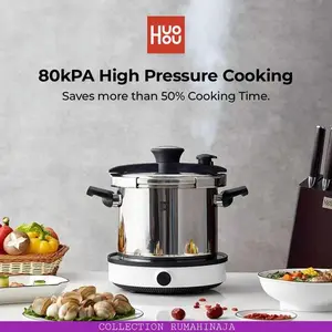 Panci Presto Masak merebus Serbaguna Stainless Steel Pressure Cooker