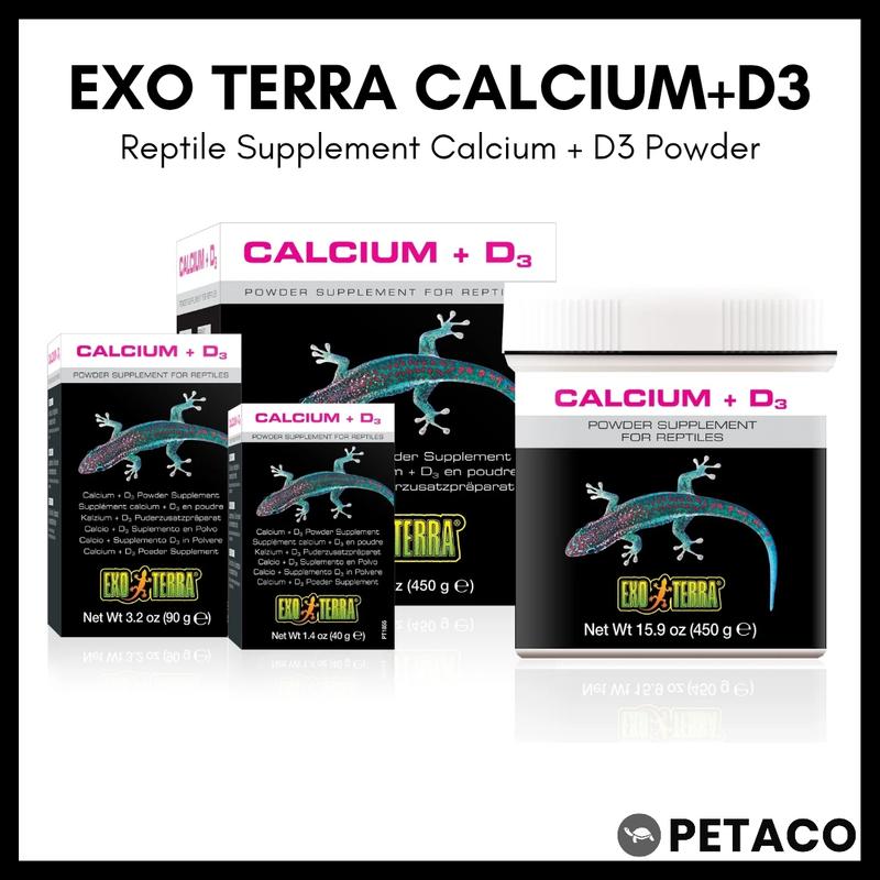 Picture of Exo Terra Reptile Calcium With Vitamin D3 Supplement Amphibians ...