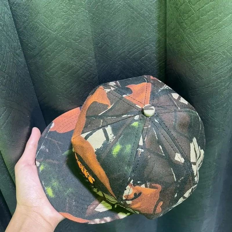 Devrait - Topi Rope Hat - Topi Classic Snapback - Visor Pendek - Topi Snapback Skena Camo 1