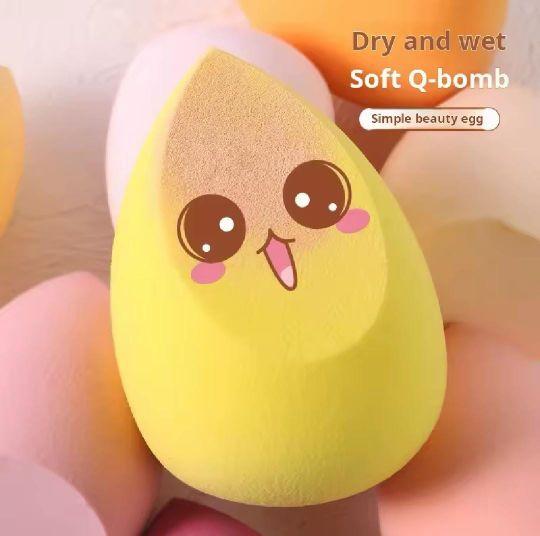 3K BLENDER SPONS BENTUK TELUR SET ISI 3 PES | SPONS LEMBUT | PUFF KERING DAN BASAH| R4