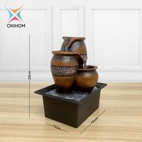 Gambar Oxihom W507 Air Mancur Abstrak Dalam Ruangan Dekorasi Rumah Unik dan Antik Air Mancur Feng Shui Alam Dekorasi Indoor dan Outdoor Motif Batu Alam Minimalis Seni Kerajinan Membuat Ruang Tamu yang Mewah Elegan Hangat dan Romantis dengan lampu LED - W507 3 Tingkat dari Oxihom Kota Depok 3 Tokopedia