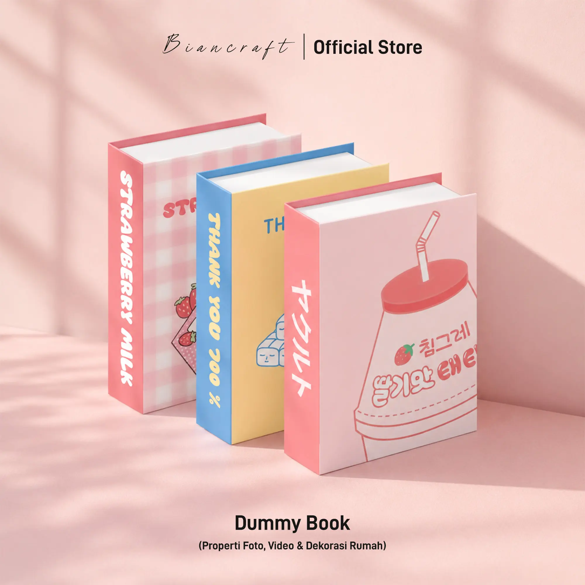 Biancraft - Dummy Mini Book Dekorasi Hiasan Rumah Estetik