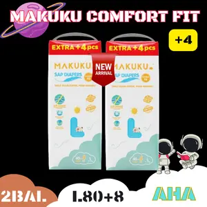 [BARU] MAKUKU COMFORT FIT JUMBO EXTRA 4 PCS Perempuan