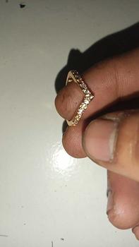 Product Review of RAL58.Cincin Fuji xuping dewasa lapis emas dgn mata zircon from T**7 1